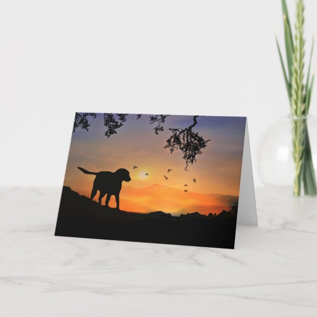 Dog Sympathy Card (Front)