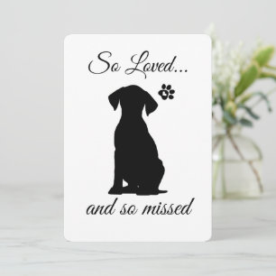 Dog Sympathy Card Printable - Instant Download