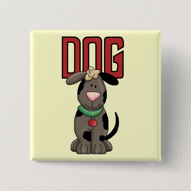 Dog T-shirts and Gifts Pinback Button (Front)