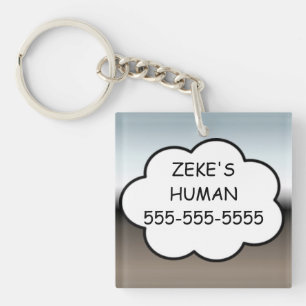 Dog Tag (CUSTOMIZABLE) Keychain