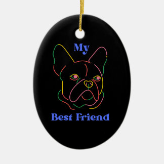 Dog Tag, dogtag, dog name tags, custom dog tags, Ceramic Ornament