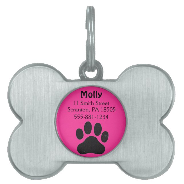 Dog Tag for Girl Dogs (Front)
