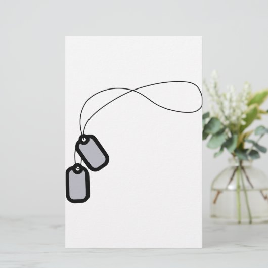 Dog Tags (Standing Front)