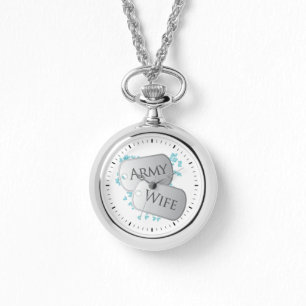 Dog Tags Army Wife Watch