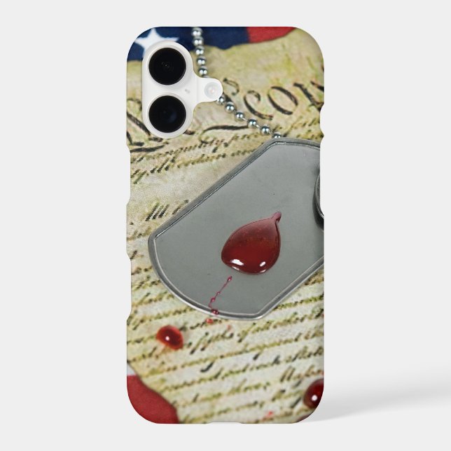 Dog Tags Iphone Case (Back)