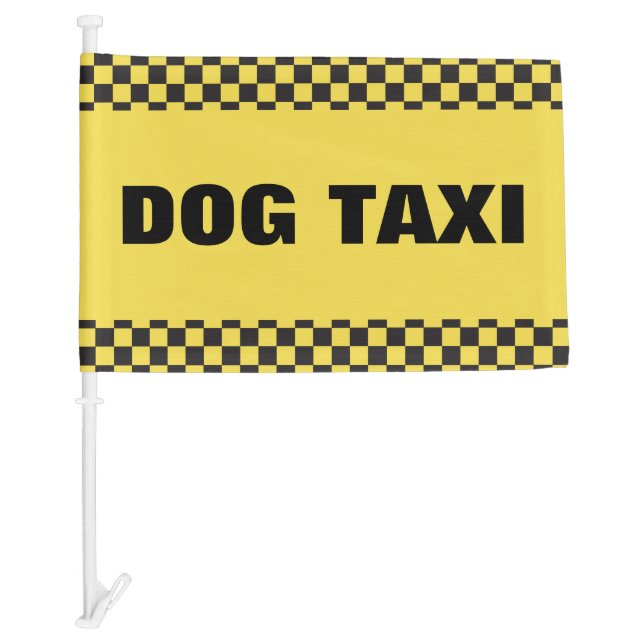 Dog Taxi Car Flag (Front)