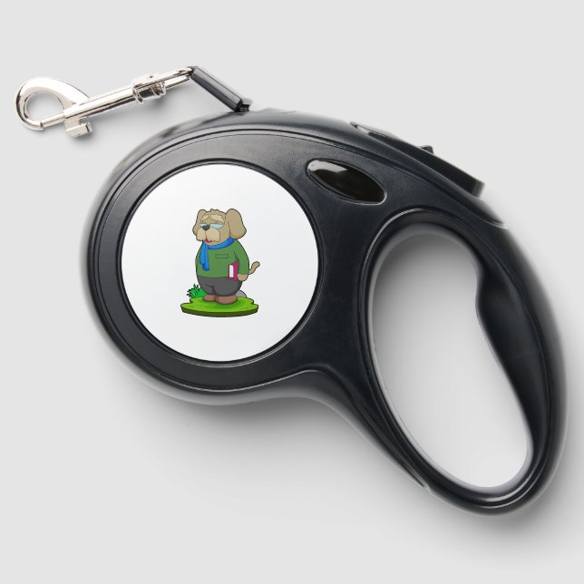 Dog Teacher Book Retractable Pet Leash (Front)