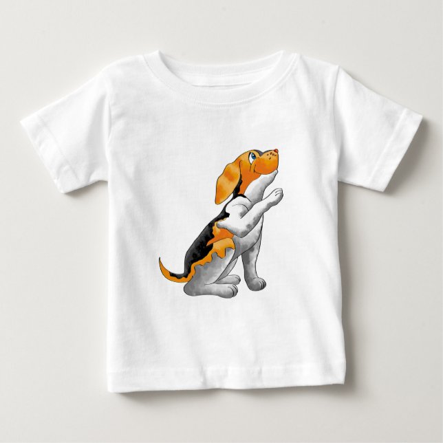 dog telescope baby T-Shirt (Front)