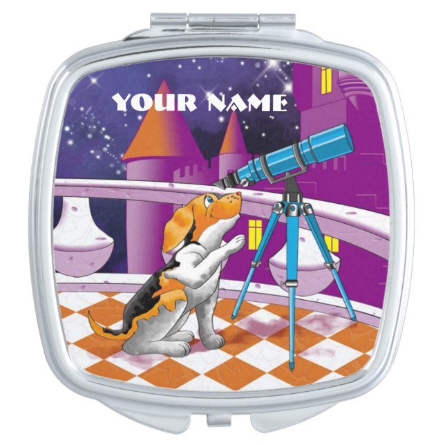 dog telescope mirror for makeup (Front)