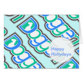 Dog text with head (Front Horizontal)