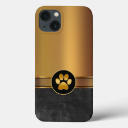 Dog Theme Paw Print iPhone 13 Case