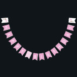 Dog Theme Pink Happy Birthday Party Bunting Flags<br><div class="desc">Fun and cute party bunting flag decor for your child's puppy dog theme birthday party. Illustration of a dog with pink party hat and balloon. The wording on the flags says "HAPPY BIRTHDAY."  Great for a girl's birthday party.</div>