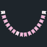 Dog Theme Pink Happy Birthday Party Bunting Flags<br><div class="desc">Fun and cute party bunting flag decor for your child's puppy dog theme birthday party. Illustration of a dog with pink party hat and balloon. The wording on the flags says "HAPPY BIRTHDAY."  Great for a girl's birthday party.</div>