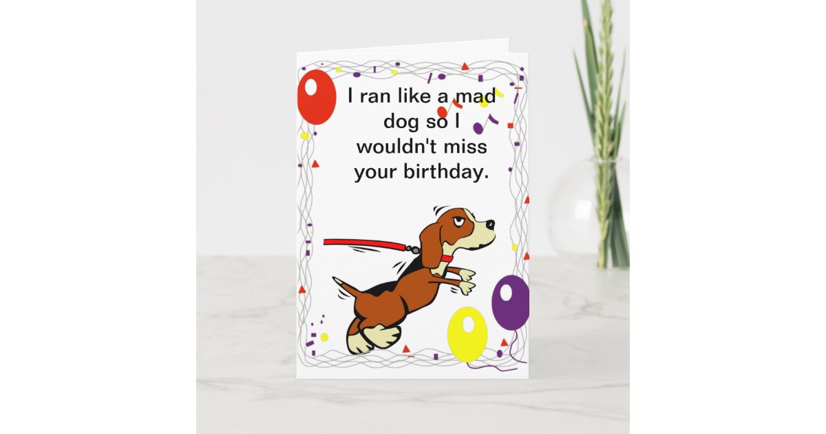 Dog Themed Birthday Card Zazzle