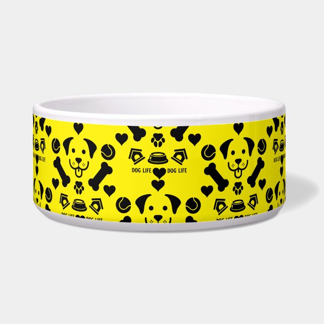 Dog Themed Food Bowl (Front)