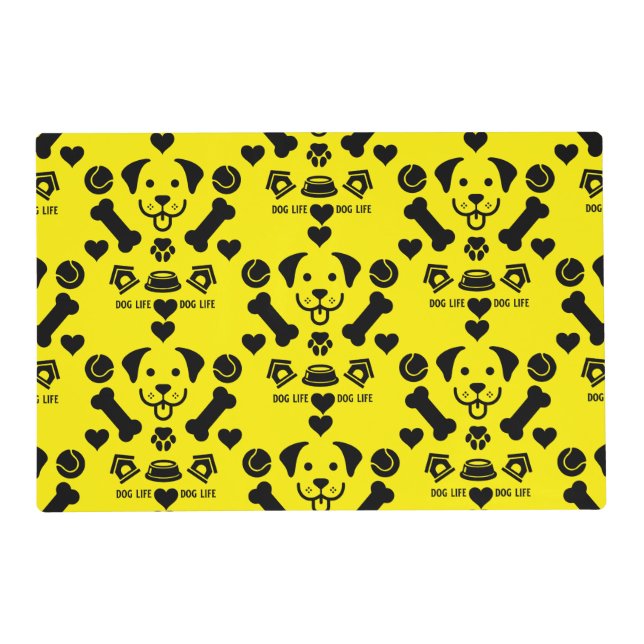 Dog Themed Food Placemat (Front)