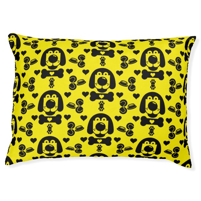 Dog Themed Sleeping Pet Bed (Front)