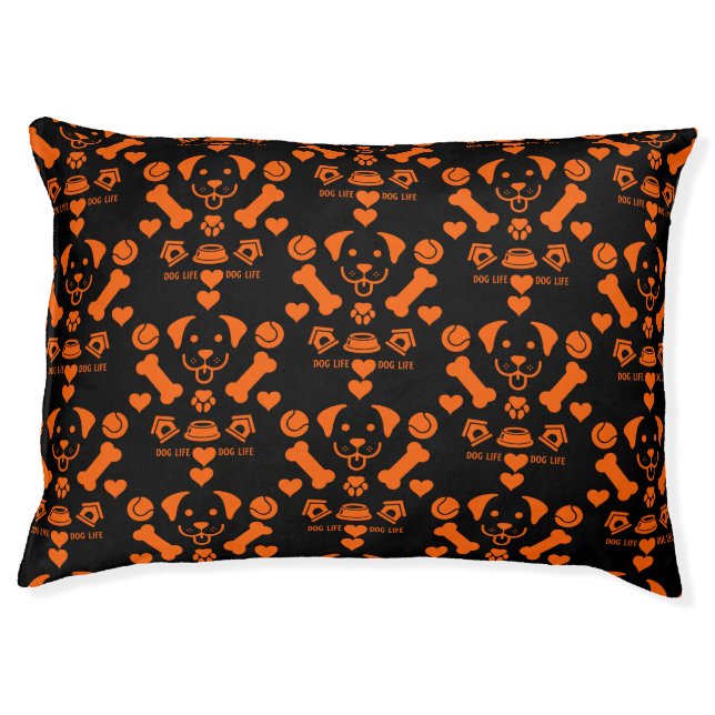 Dog Themed Sleeping Pet Bed (Front)