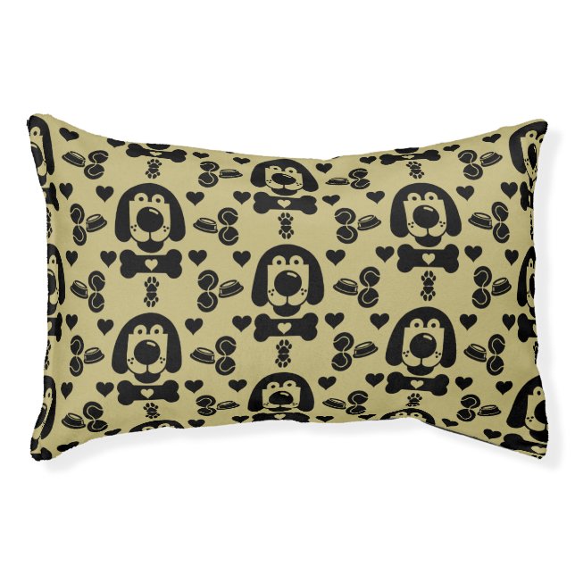 Dog Themed Sleeping Pet Bed (Front)