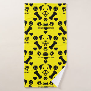 Dog Themed Washing Bath Towel