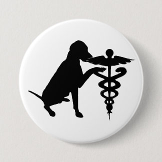 DOG THERAPY HOSPITAL BUTTON