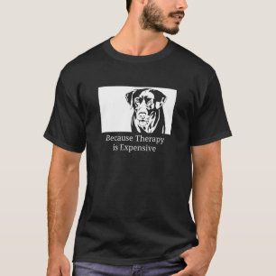 Dog Therapy Inspired Chocolate Lab Related Labrado T-Shirt