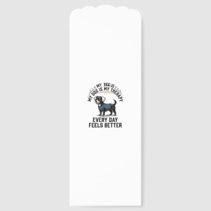 Dog Therapy Shirt Vintage Engraved Dog Lover Gift_ Bookmarks