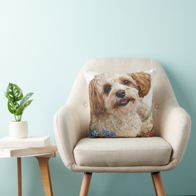 dog throw pillow (Chair)