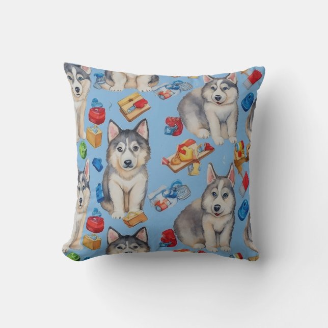 Dog Throw Pillow (Front)