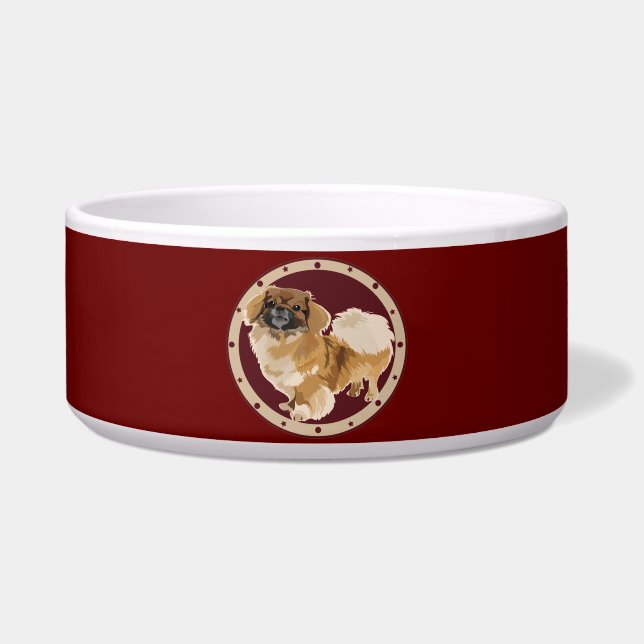 Dog Tibetan Spaniel Bowl (Front)