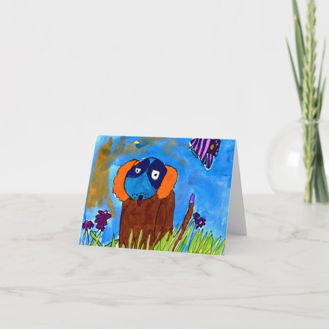 Dog • Tim Albe, Age 8  - card (Front)