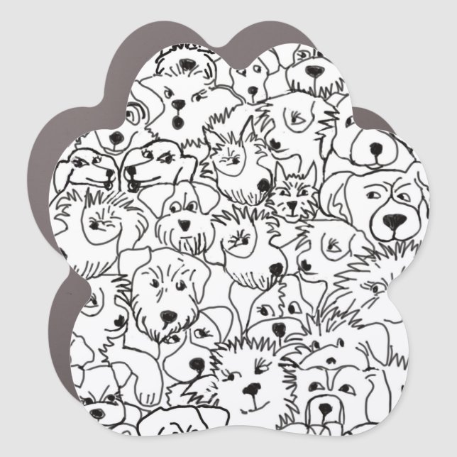 Dog time Car Magnet  (Front)