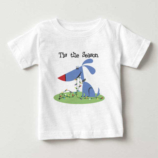 Dog Tis the Season Holiday Tshirts and Gifts (Front)