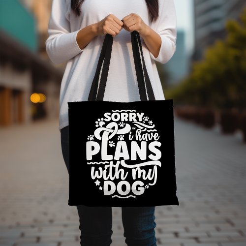 Dog Tote Bag Funny Dog Lover Tote Bag