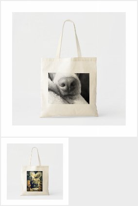 Dog Tote Bags