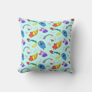 "Dog Toys and Dog Bones" Pillow