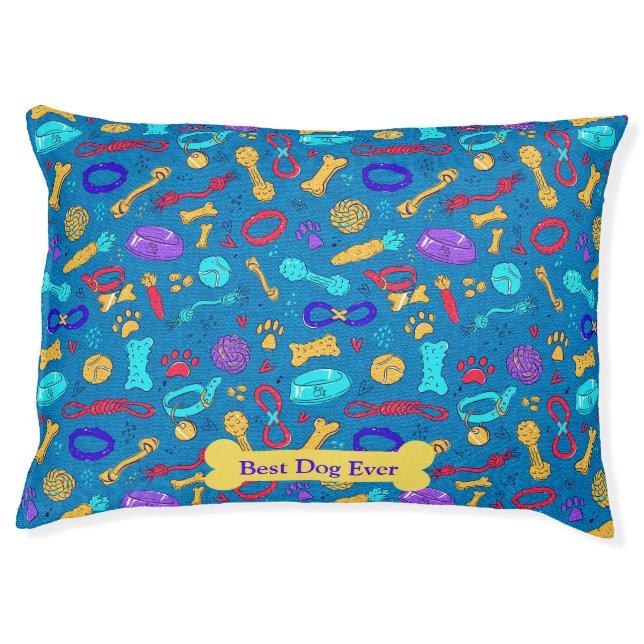 Dog Toys and Treats Best Dog Ever Pet Bed (Front)