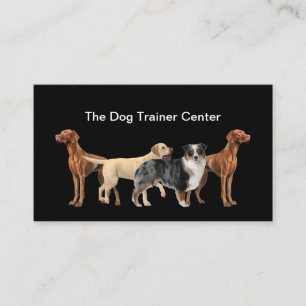 Dog Trainer And Obedience Traing Center Business Card