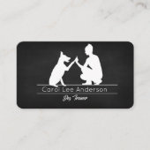 Dog trainer Business car for her Business Card (Front)