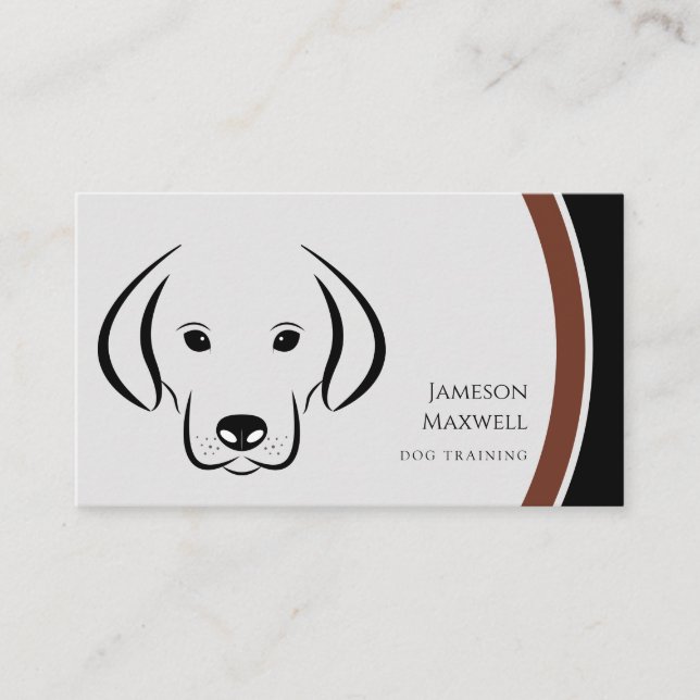 Dog Trainer  Business Card (Front)