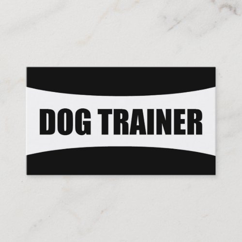 Dog Trainer Business Card