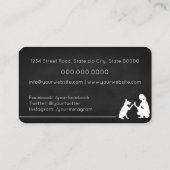 Dog trainer business card (Back)