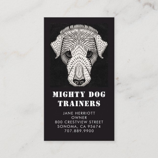 Dog Trainer Business Card (Front)