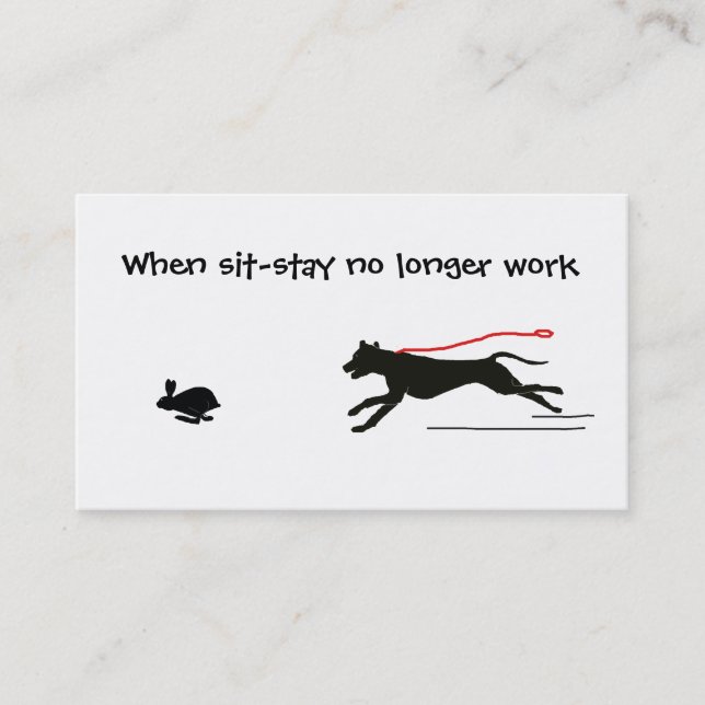 Dog Trainer Business Cards (Front)