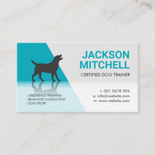 Dog Trainer _ Canine Behaviorist  Business Card