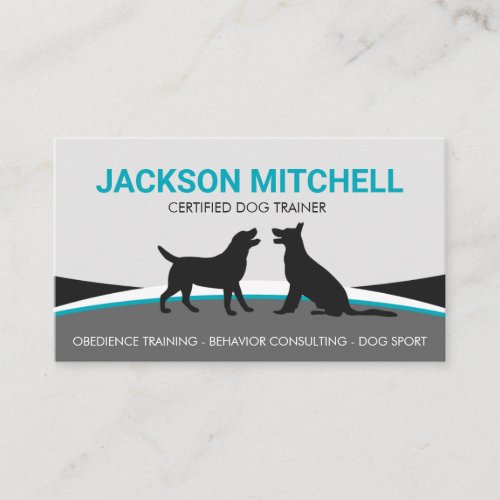 Dog Trainer _ Canine Behaviorist  Business Card