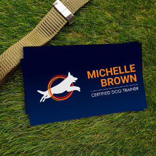 Dog Trainer - Canine Behaviorist  Business Card