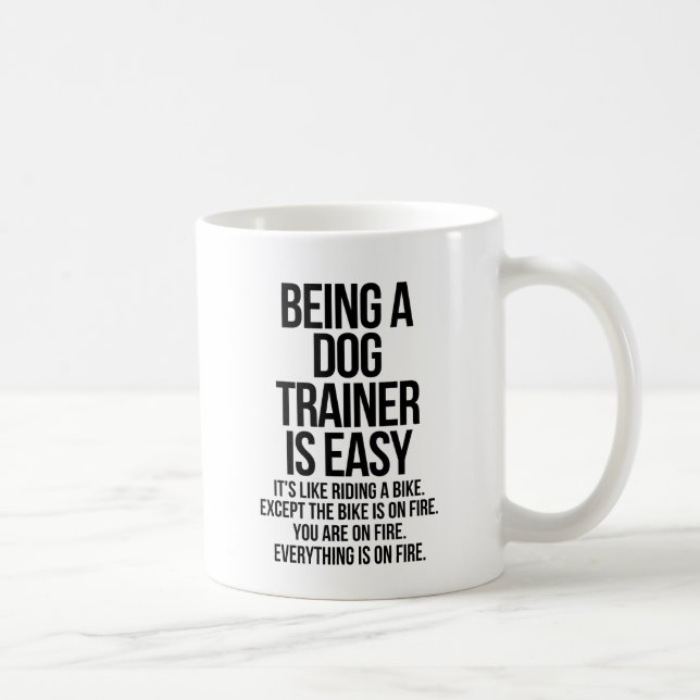 Dog trainer coffee mug (Right)