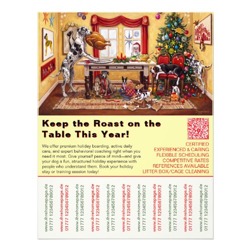 Dog Trainer Holiday Boarding Services Marketing Photo Print