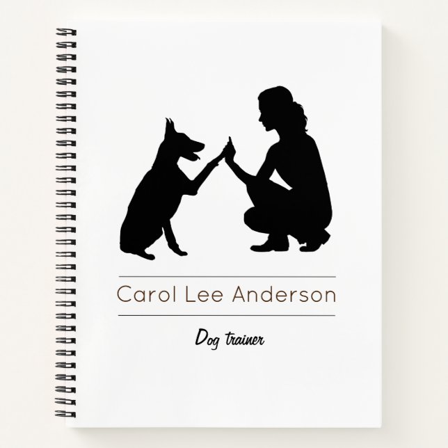 Dog trainer notebook (Front)